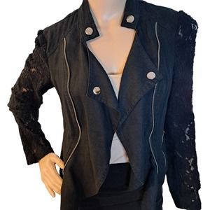 INC Jacket cover up Lacey sleeves  size small